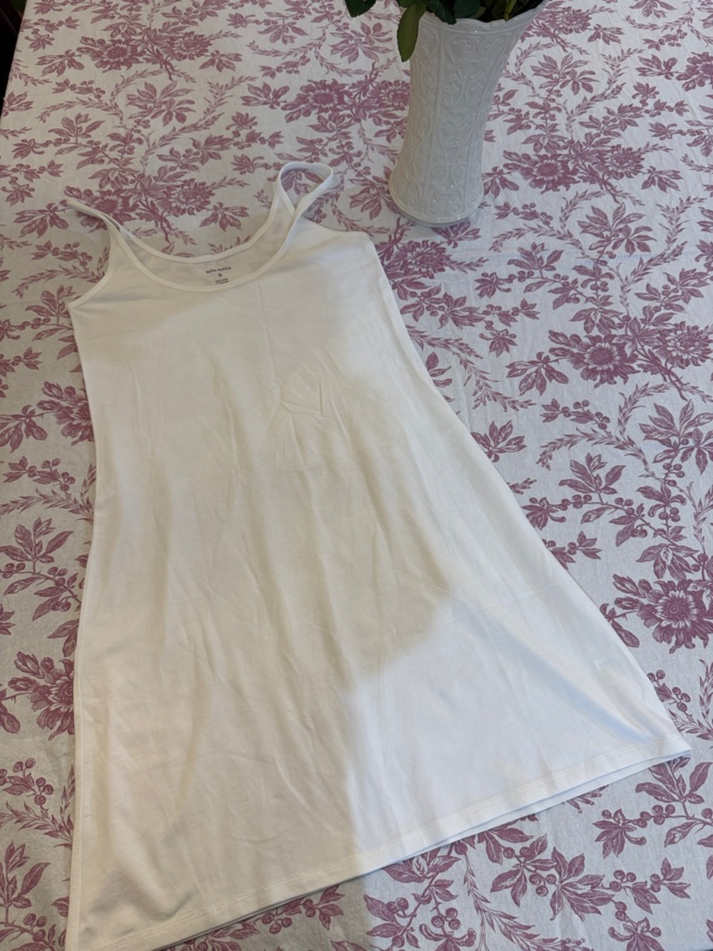 Roller rabbit never worn White Spaghetti Strap Slip Dress